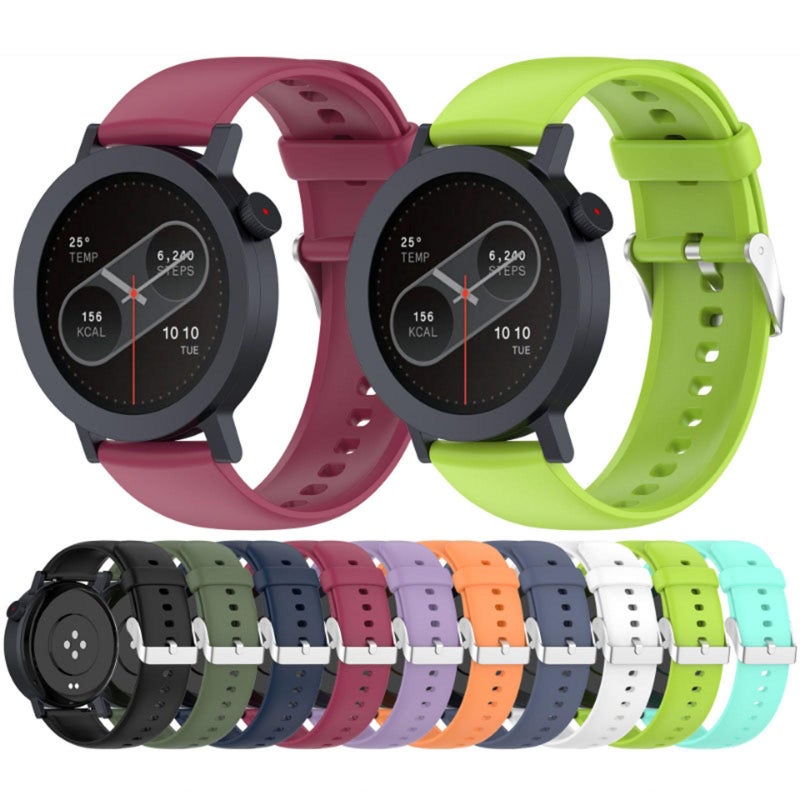 For Cmf Watch 3 Pro / Cmf Watch Pro2 Solid Color Silicone Watch Band(Black) - Image 5